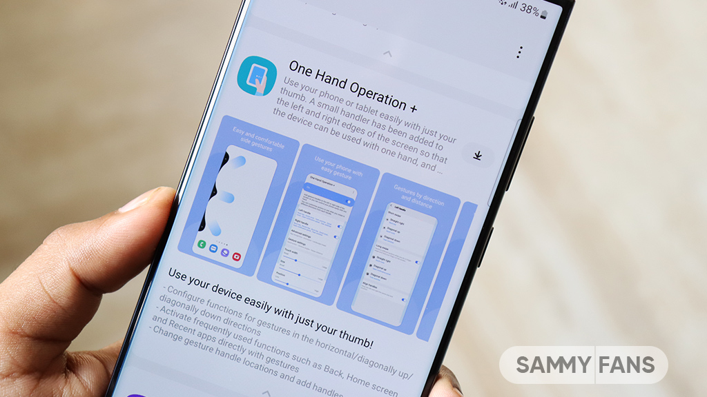 Samsung One Hand operation + quick launcher