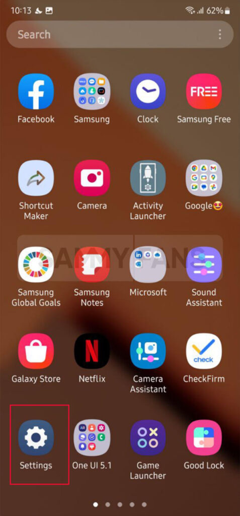 Samsung lock screen One UI 5.1