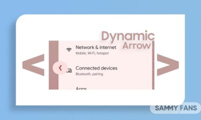 Android 14 Dynamic Arrow