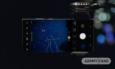 Samsung Galaxy Z fold 4 Astrophoto feature