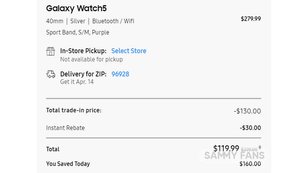 Samsung Galaxy Watch3 Watch5 Trade In Deal