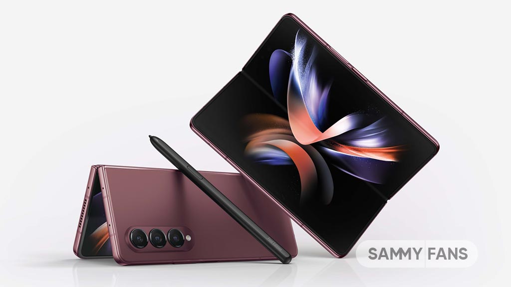 Samsung Galaxy Z Fold4 Burgundy Red