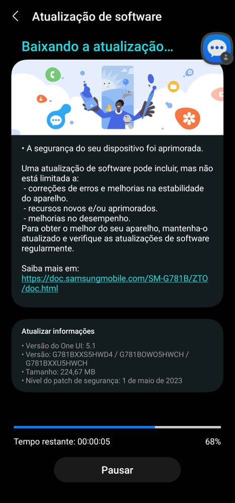 Samsung Galaxy S20 S21 FE May 2023 update