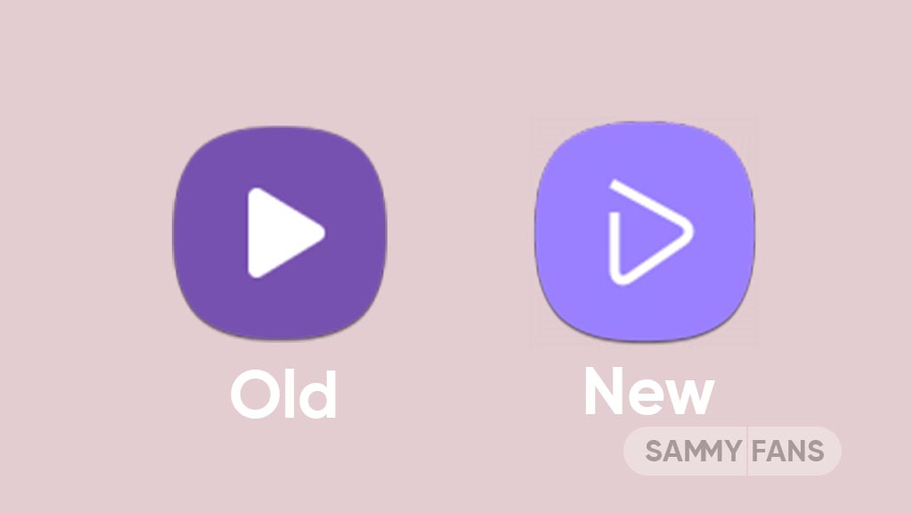 Samsung Video Player new update icon