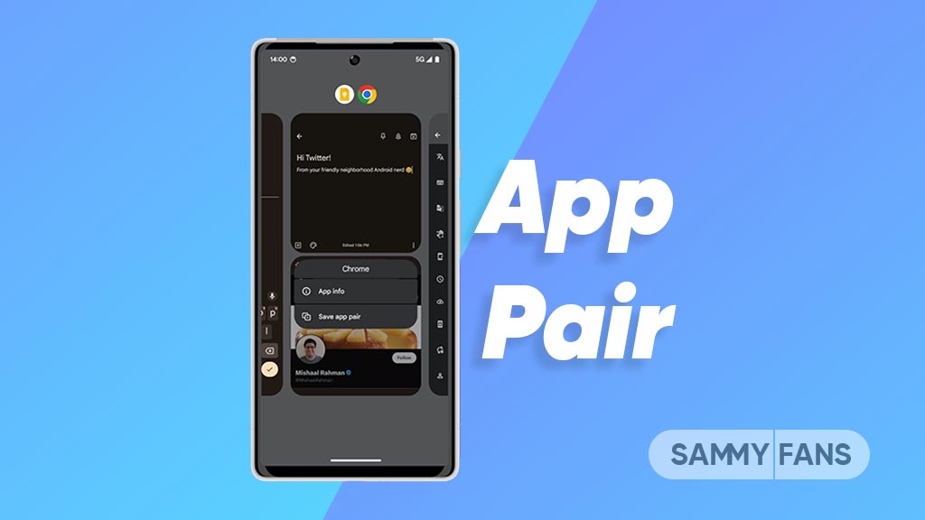 Android 14 App Pair