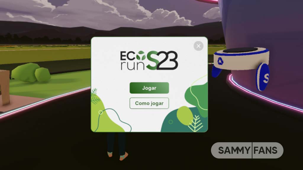 Samsung Eco Run S23 Metaverse Mini Game