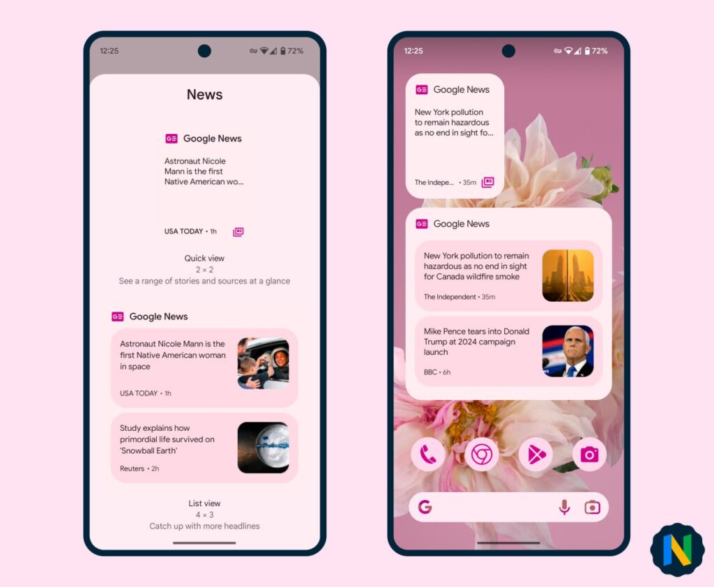 Google News app with new Material You widgets up for download
