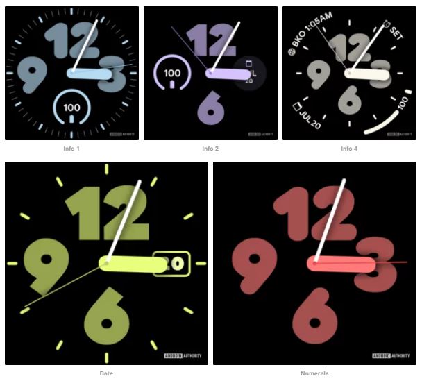 Google Pixel Watch 2 watch faces