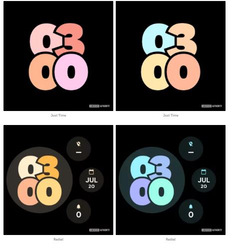 Google Pixel Watch 2 watch faces