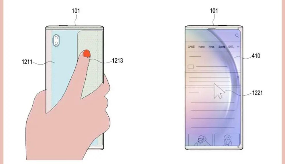 [Patent] Slidable Samsung phone that takes touch inputs from the back ...