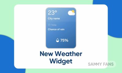 One UI 6 New Samsung Weather Widget