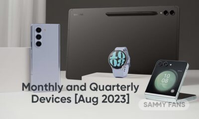 Samsung Monthly Quarterly Devices July 2023
