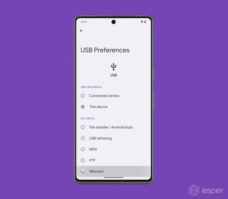 Android 14 brings smartphone Webcam functionality - Sammy Fans