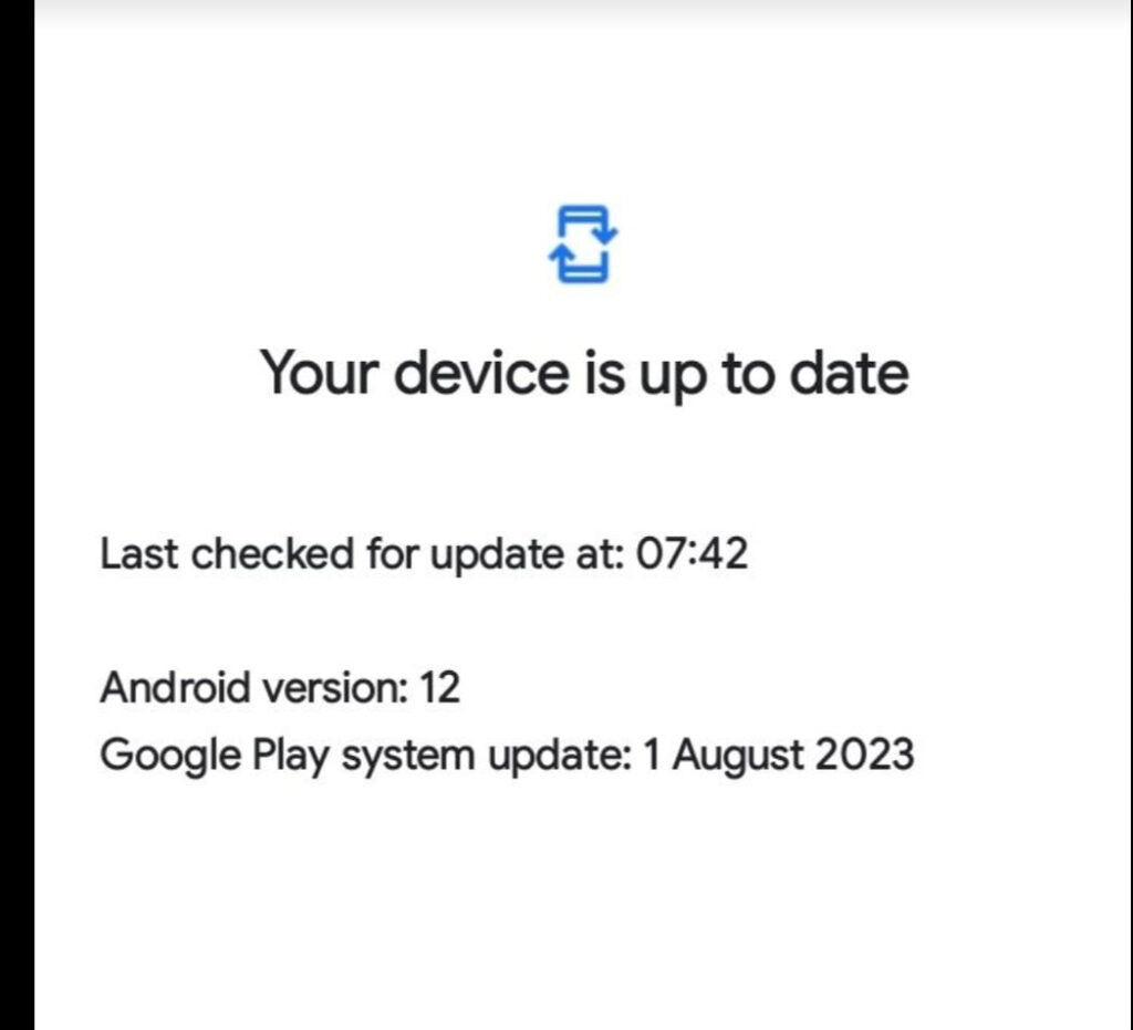 Google Play System August 2023 update samsung
