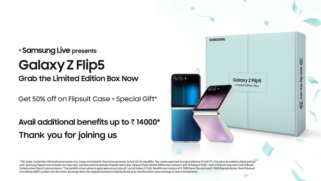 Samsung Galaxy Z Flip 5 Limited Edition Box