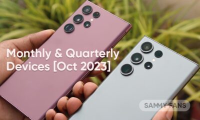 Samsung Monthly Quarterly Devices October 2023