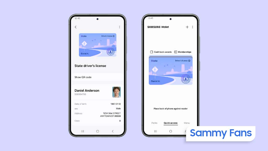 Samsung Wallet Driver's License
