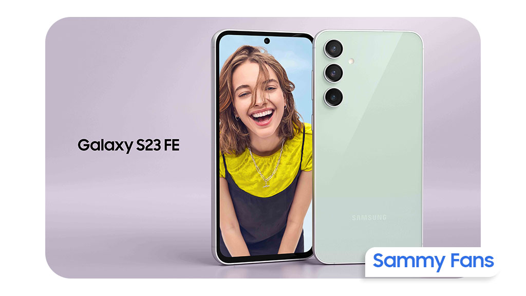 Samsung Galaxy S23 FE first update