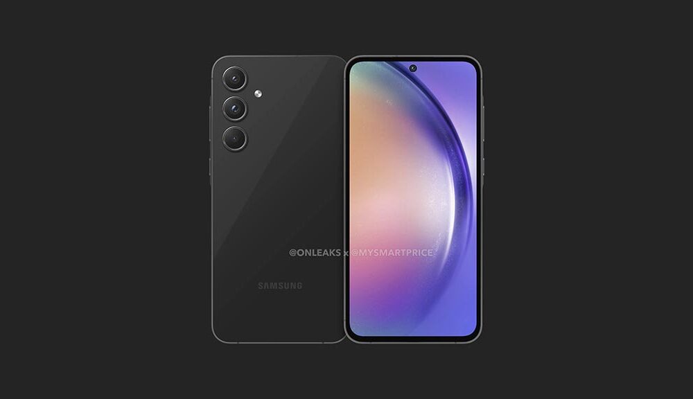 Samsung Galaxy A55 with flat edge design revealed in 5K renders
