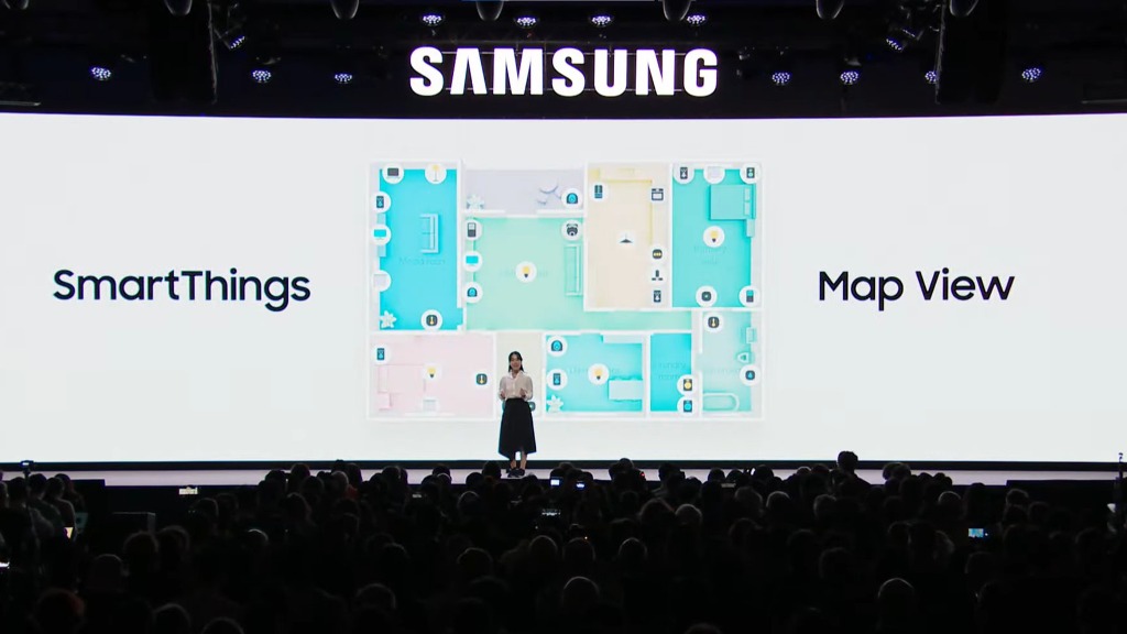 Samsung SmartThings Map View