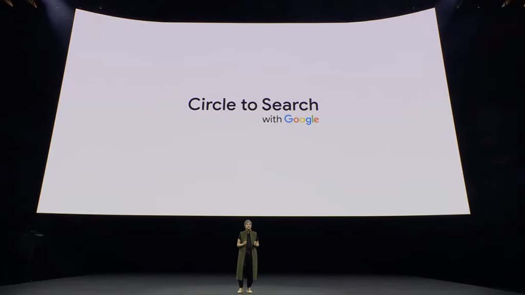 Samsung devices Circle to search feature