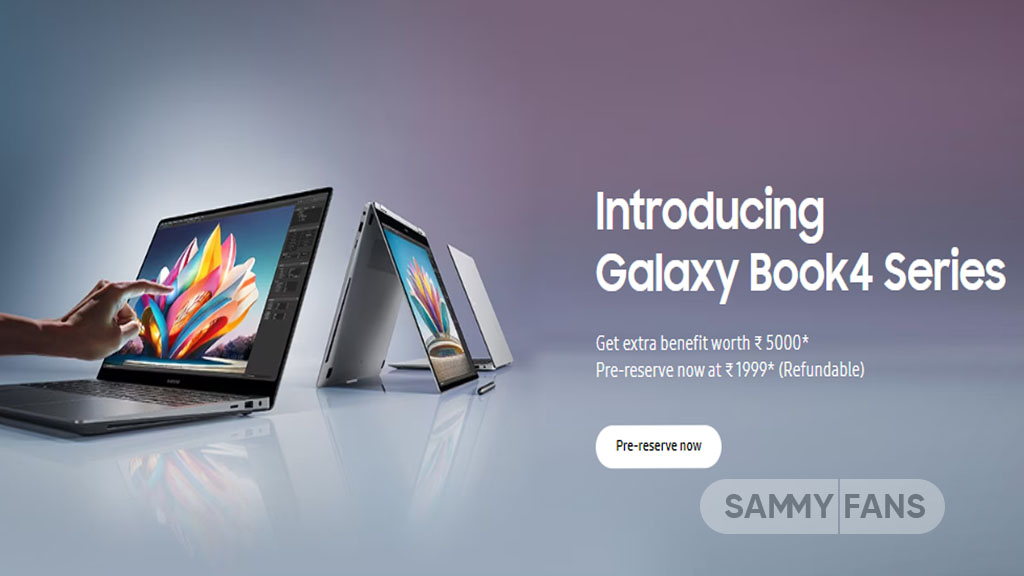 Samsung Book 4 Pre-reservation India