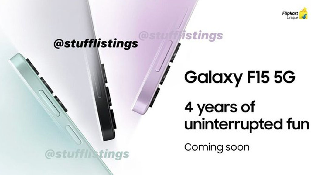 Samsung Galaxy F15 4 OS upgrades