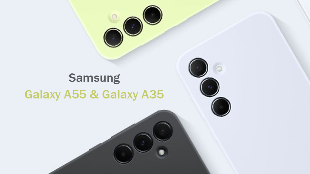 Samsung Galaxy A55 A35 5G promo material