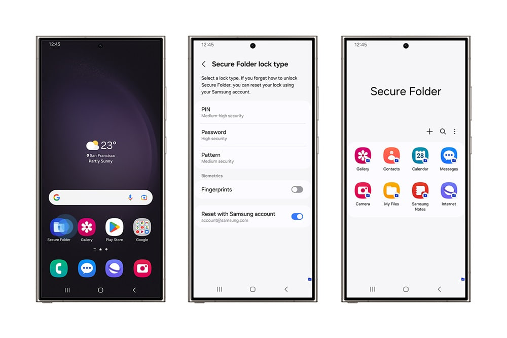 Samsung One UI Secure Folder
