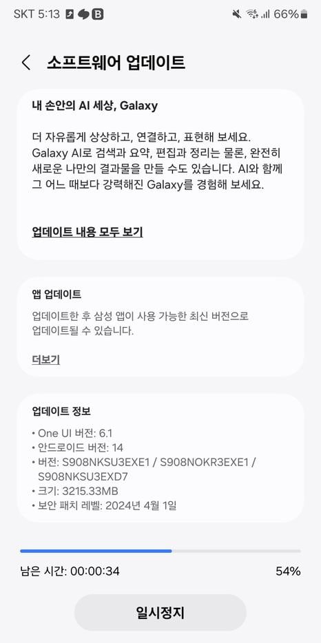 Samsung Galaxy S22 One UI 6.1 restarts