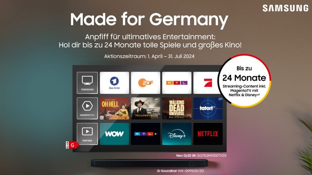 Samsung TV Made for Germany