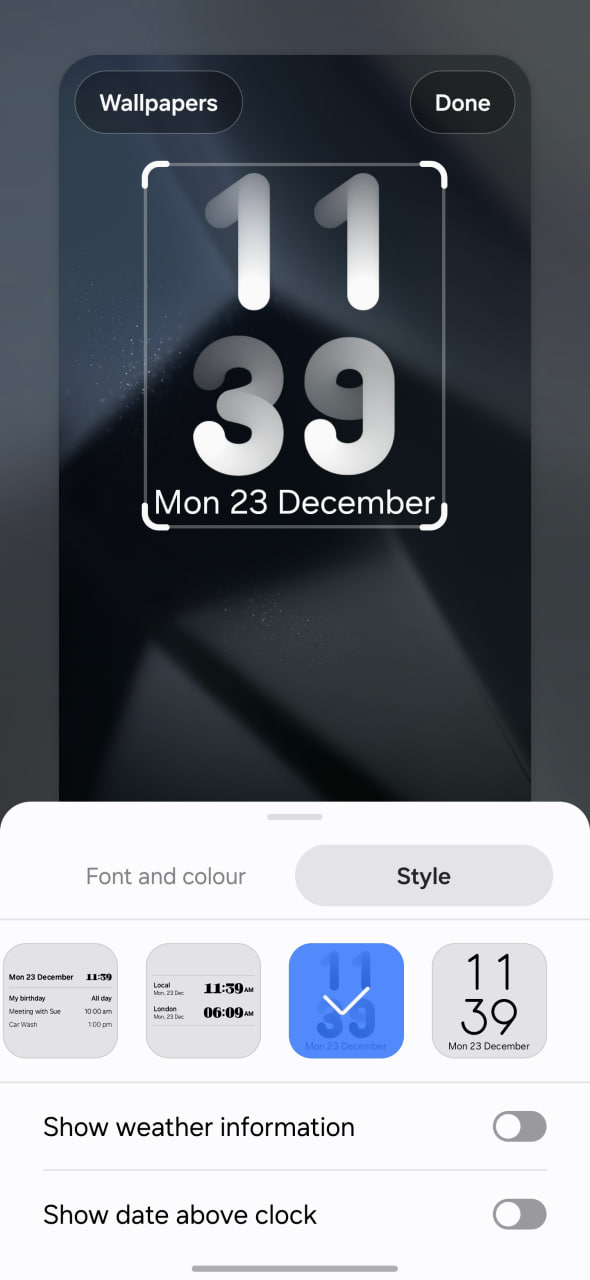 Top Lock Screen Clock Styles to Try in Samsung One UI 7 - Sammy Fans