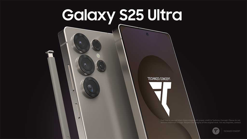 2025 with striking new Galaxy S25 Ultra renders! Sammy Fans