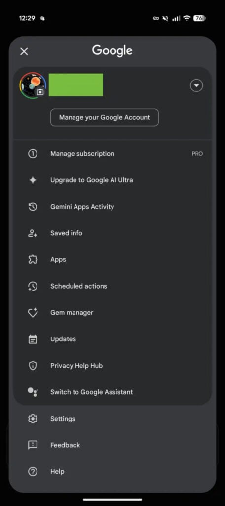 Gemini Scheduled Actions