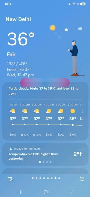 One UI 7 Samsung Weather features