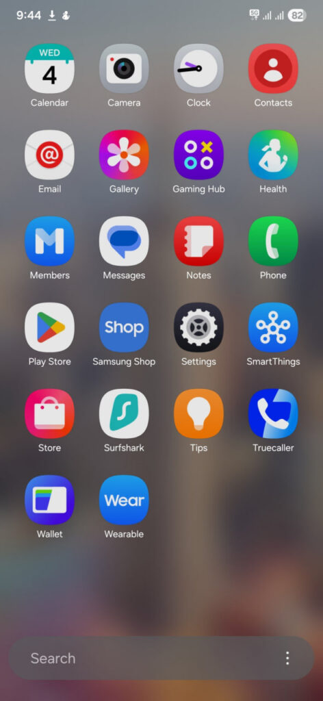 One UI 8 App Drawer issue