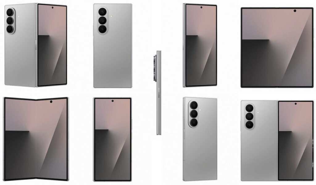 Samsung Galaxy Z Fold 7 in Silver Shadow
