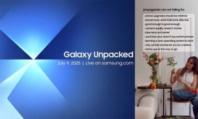 Samsung July 2025 Unpacked teaser mocks Apple iOS myths