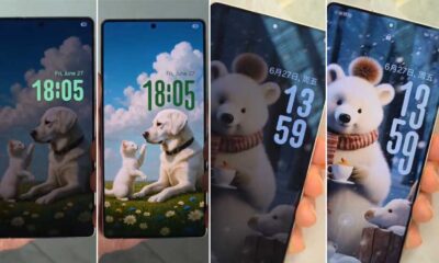 One UI 8 Lock Screen Clock