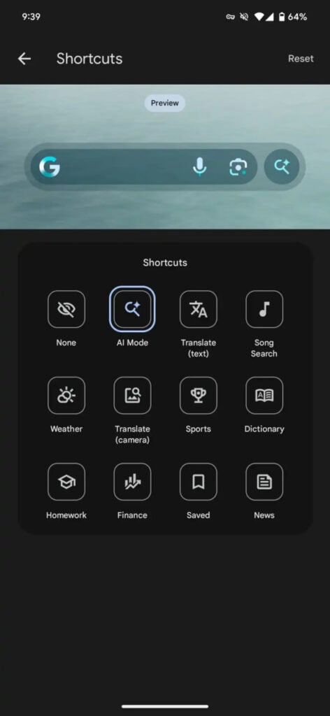 Google App AI Mode