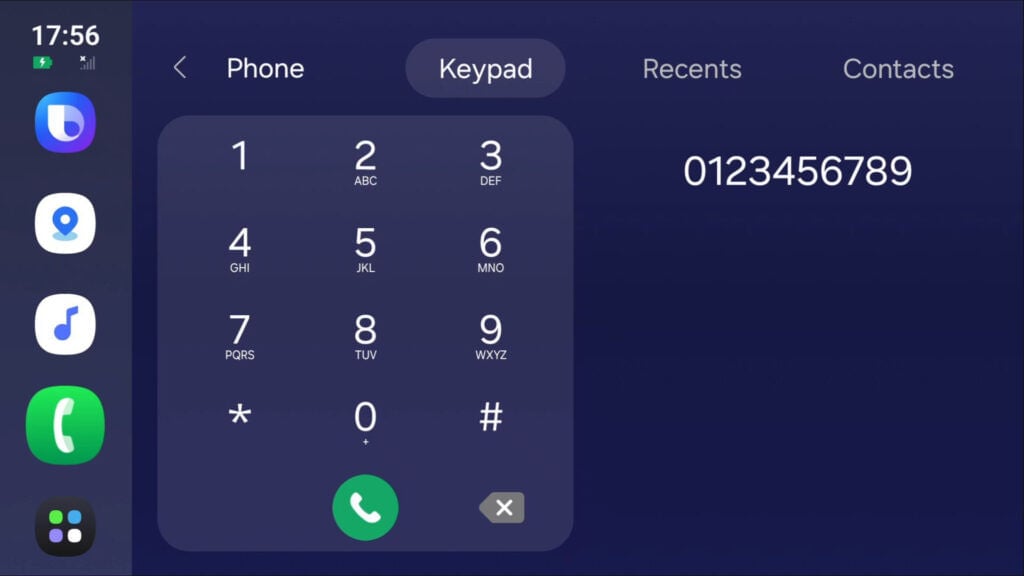 Samsung Auto Dex Interface
