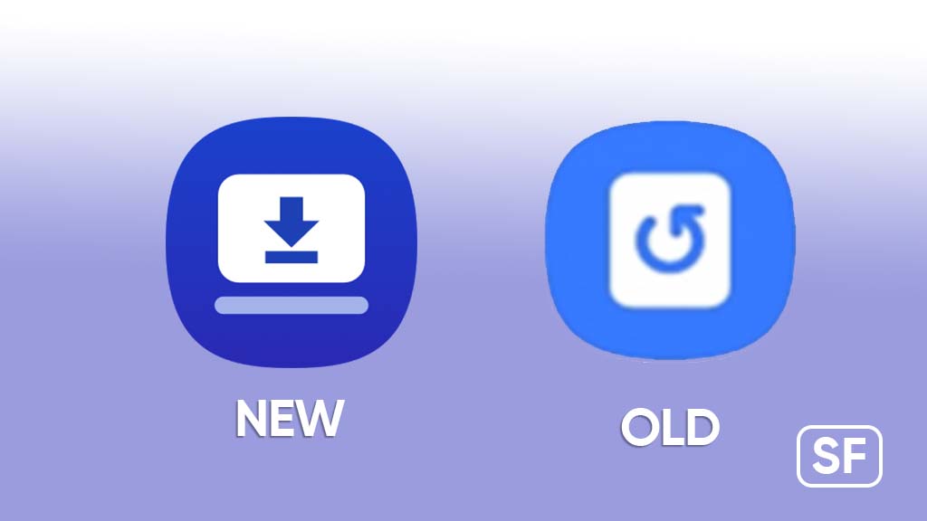 Samsung Software Update old new icons
