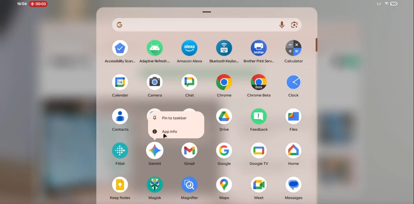 Pin apps to taskbar