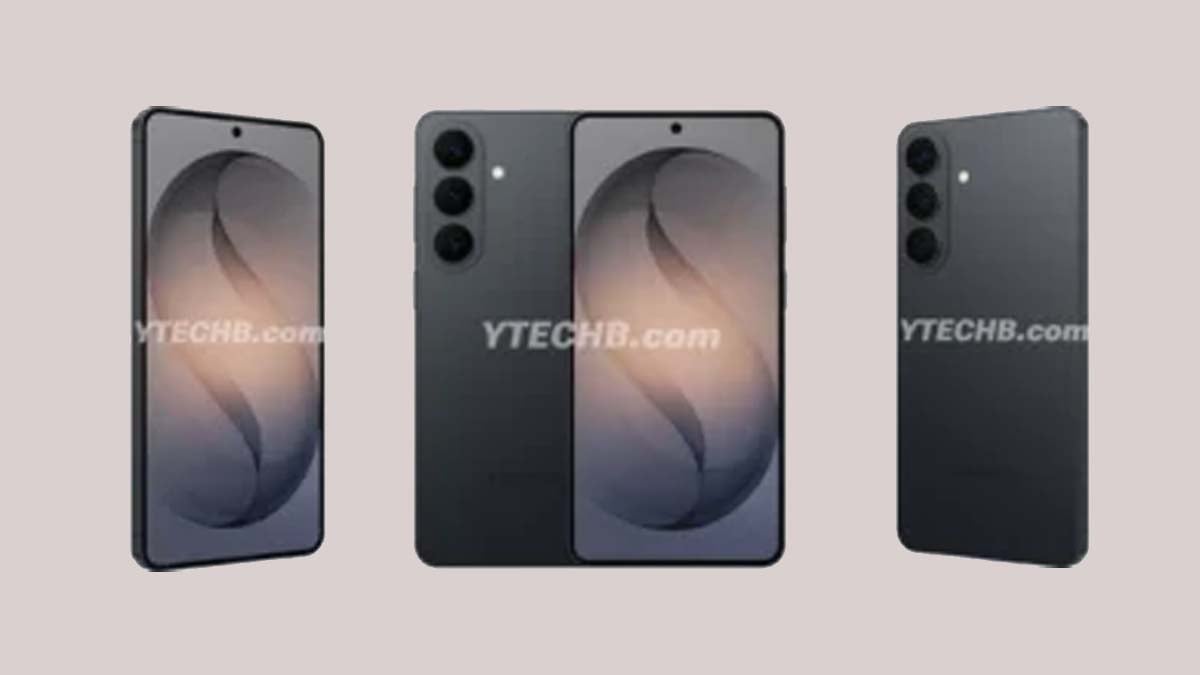 Samsung Galaxy S26 Plus Black Render