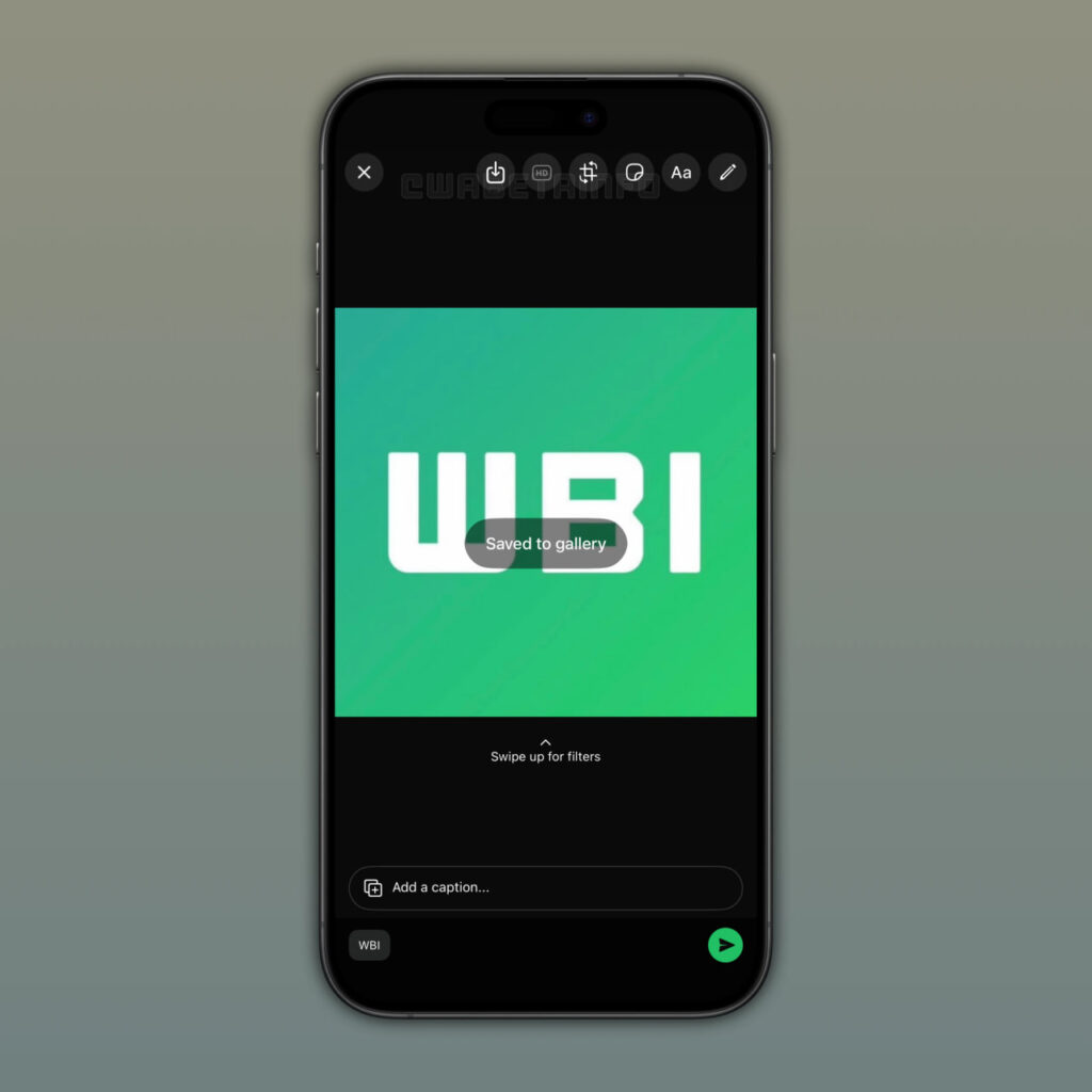 WhatsApp Saving Draft feature 
