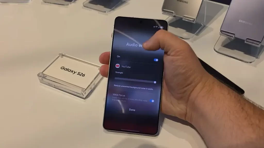 Samsung's Audio Eraser in One UI 8.5