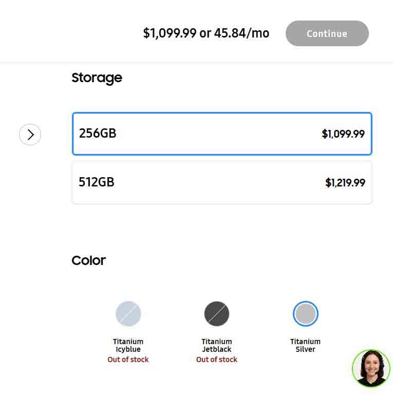Galaxy S25 Edge stock