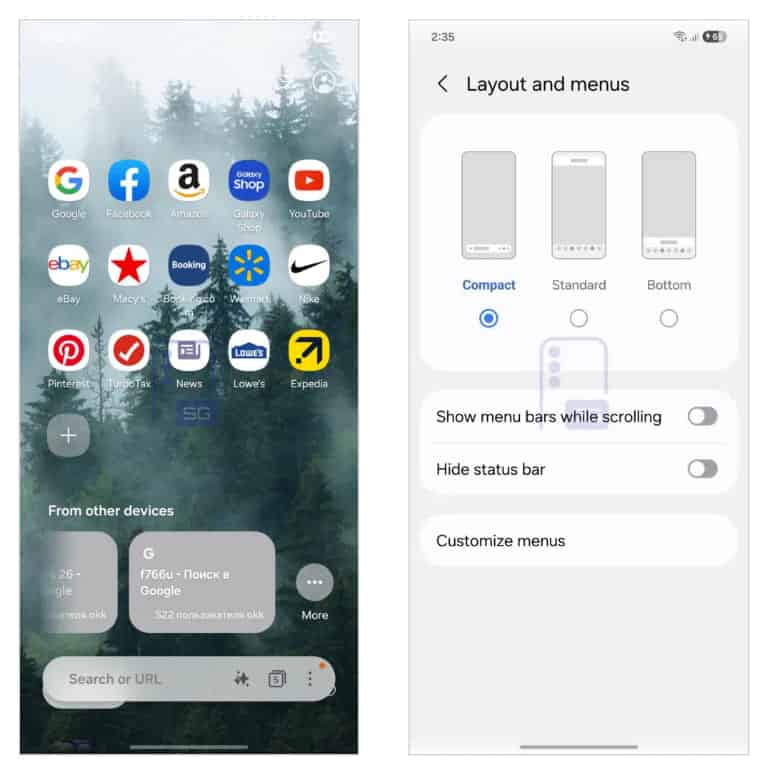 Samsung Internet One UI 9