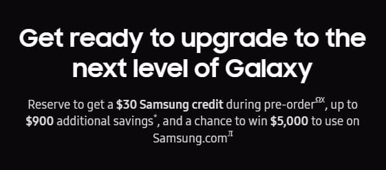 Samsung Galaxy S26 Reservations