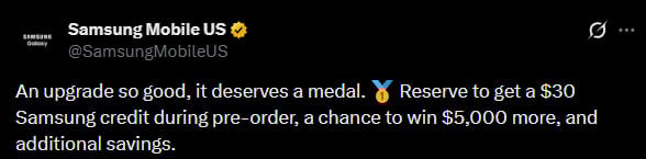 Samsung Galaxy S26 Ultra Medal